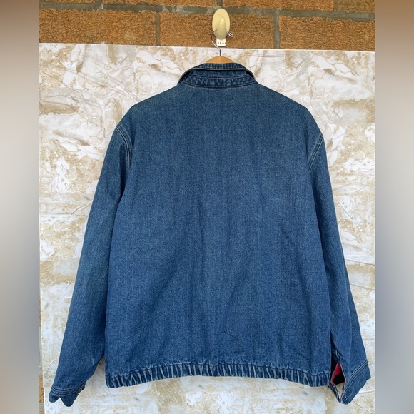 Ralph Lauren Vintage Velvet‑Lined Denim Jacket XL, Classic Trucker Style - Picture 15 of 15
